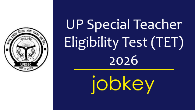 UP Special TET Online Form 2026-jobkey